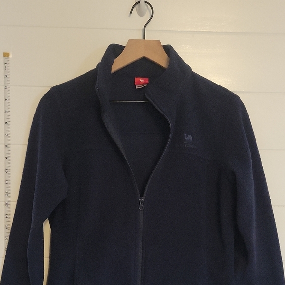 Women's Navy Fleece Jacket - Picture 1 of 8